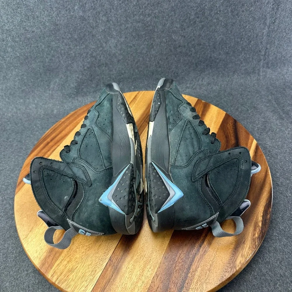 Jordan Air Jordan 7 Retro Chambray 2023 Black Gray CU9307-004 Mens Sneakers Sz 8
